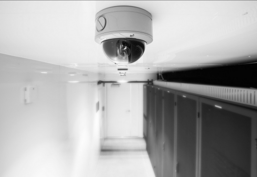 installation de caméras de surveillance pour data center