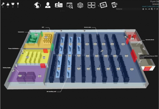 L'alarme associée au contrôle d'accès pour les data centers